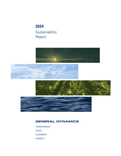 Thumbnail General Dynamics Sustainability Report 2024