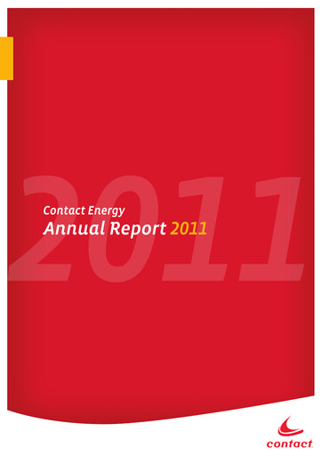 Thumbnail Contact Energy
 Annual Report 2011