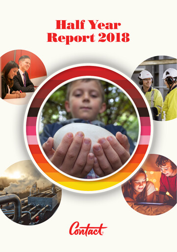 Thumbnail Contact Energy
 Half-year Report 2018-h1