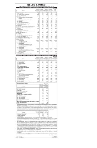 Thumbnail Nelco Half-year Report 2011-h1