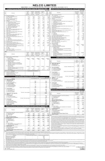 Thumbnail Nelco Quarterly Report 2012-q4