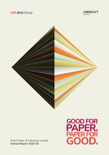 Thumbnail Orient Paper Mills
 Annual Report 2024-2025