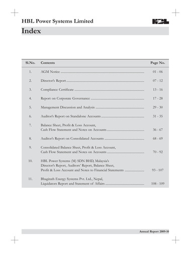 Vorschaubild HBL Jahresbericht 2009-2010