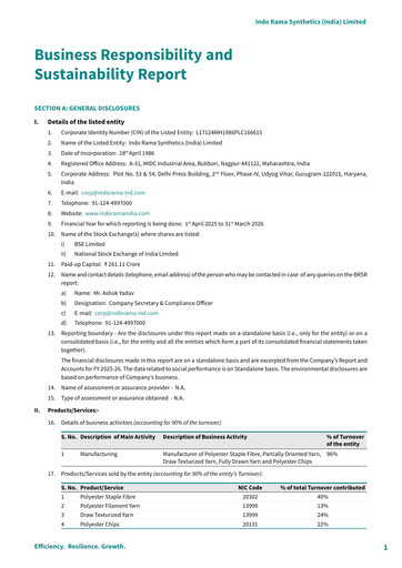 Thumbnail Indorama Synthetics ESG Report 2025-2026