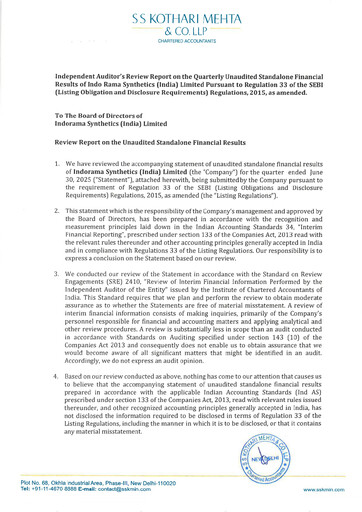 Thumbnail Indorama Synthetics Quarterly Report 2025-q1