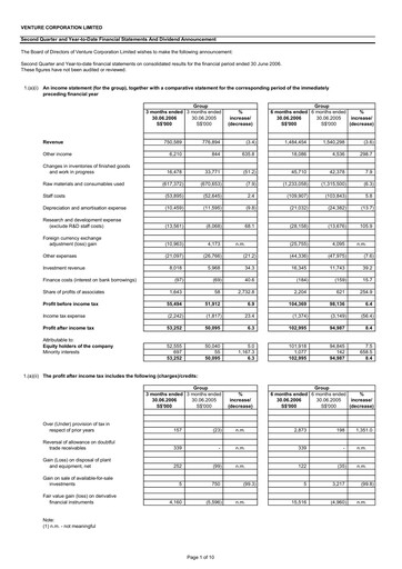 Thumbnail Venture Corporation Quarterly Report 2006-q2