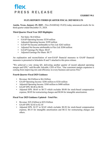 Thumbnail Flex Quarterly Report 2025-q3