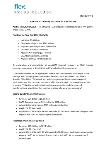 Thumbnail Flex Quarterly Report 2026-q1