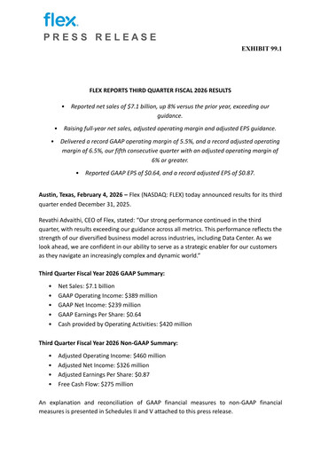 Thumbnail Flex Quarterly Report 2026-q3