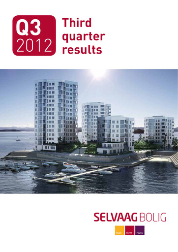 Miniature Selvaag Bolig Rapport trimestriel 2012-q3