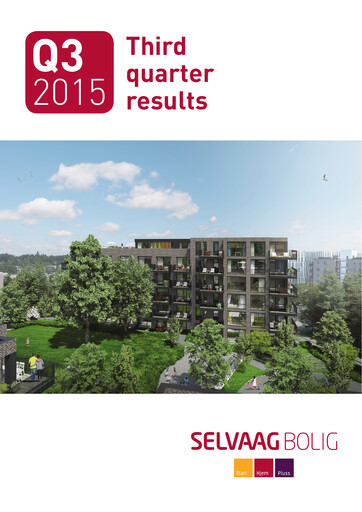 Miniature Selvaag Bolig Rapport trimestriel 2015-q3