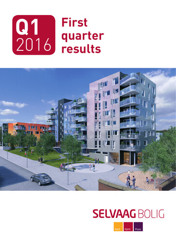 Miniature Selvaag Bolig Rapport trimestriel 2016-q1
