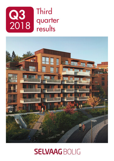 Miniature Selvaag Bolig Rapport trimestriel 2018-q3