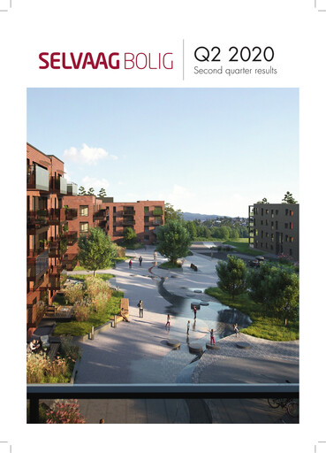 Miniature Selvaag Bolig Rapport trimestriel 2020-q2
