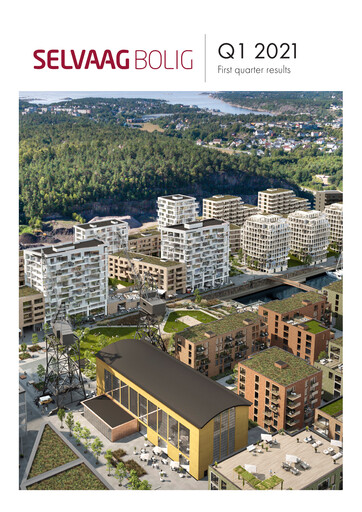 Miniature Selvaag Bolig Rapport trimestriel 2021-q1