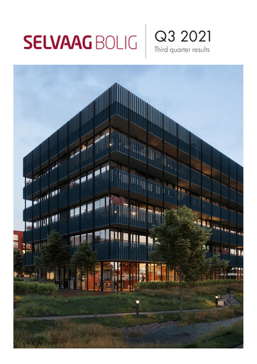 Miniature Selvaag Bolig Rapport trimestriel 2021-q3