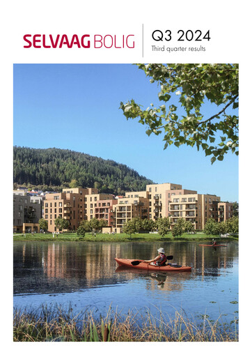 Miniature Selvaag Bolig Rapport trimestriel 2024-q3