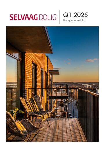 Miniature Selvaag Bolig Rapport trimestriel 2025-q1