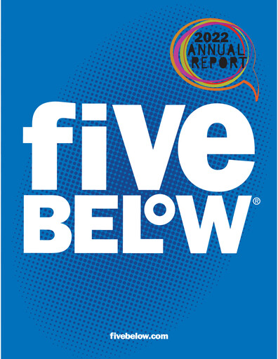 Thumbnail Five Below
 Annual Report 2022