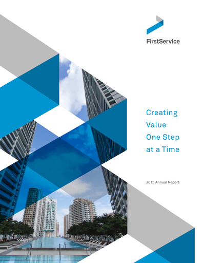 Thumbnail FirstService Annual Report 2015