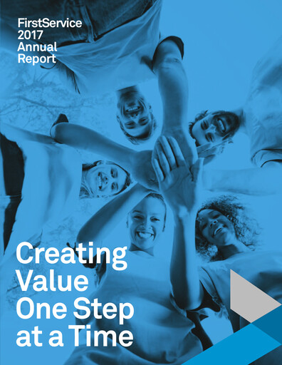 Thumbnail FirstService Annual Report 2017