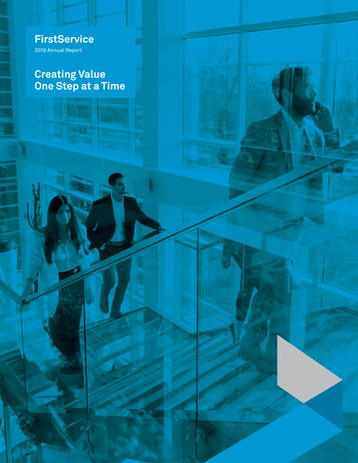 Thumbnail FirstService Annual Report 2018