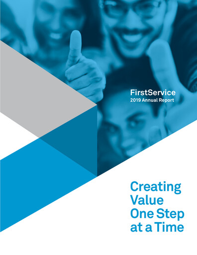 Thumbnail FirstService Annual Report 2019