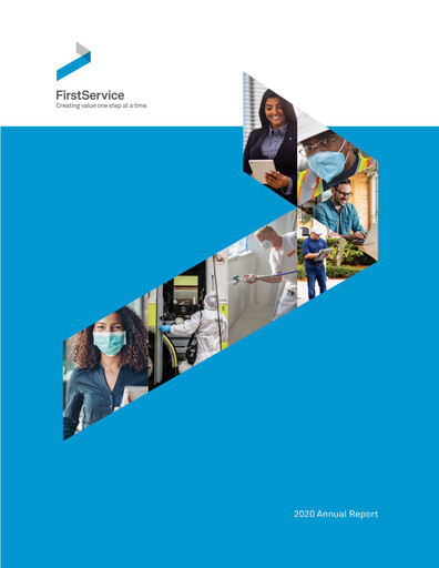 Thumbnail FirstService Annual Report 2020