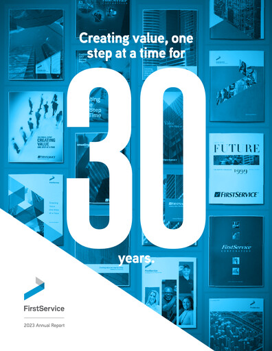 Thumbnail FirstService Annual Report 2023
