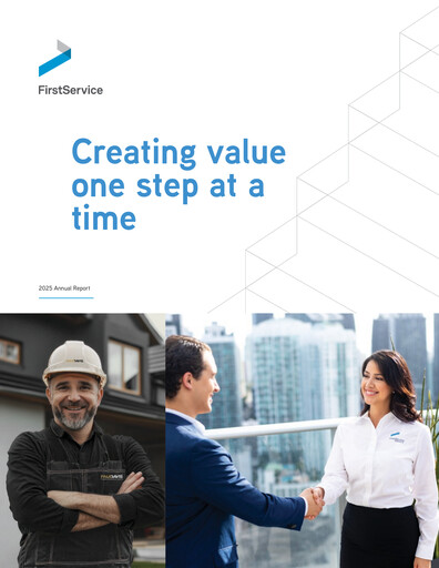 Thumbnail FirstService Annual Report 2025