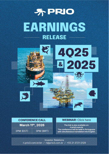 Miniature Prio SA (Petro Rio) Rapport trimestriel 2025-q4