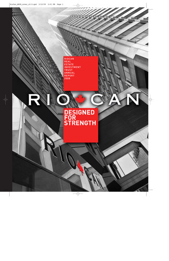 Thumbnail RioCan REIT Annual Report 2008