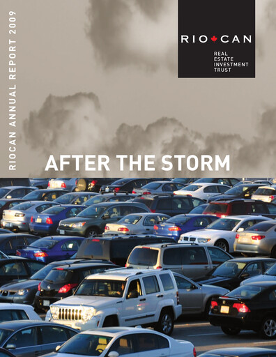 Thumbnail RioCan REIT Annual Report 2009