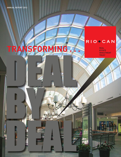 Thumbnail RioCan REIT Annual Report 2012