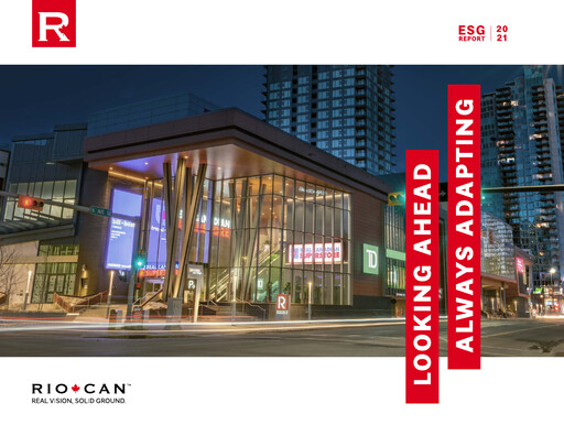 Miniature RioCan REIT Rapport ESG 2021