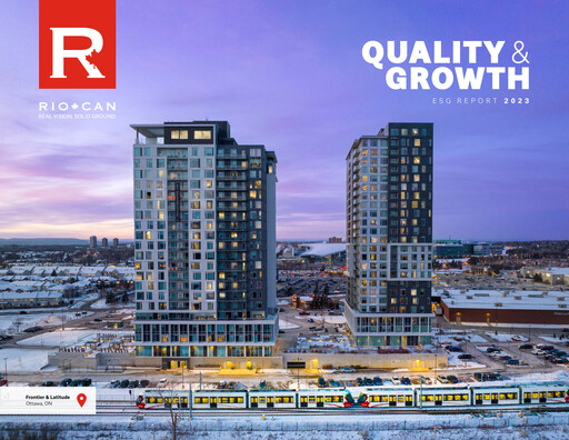 Miniature RioCan REIT Rapport ESG 2023