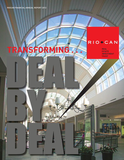 Thumbnail RioCan REIT Financial Statement 2012