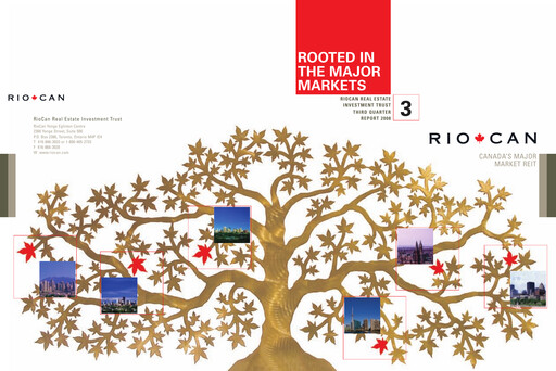 Thumbnail RioCan REIT Quarterly Report 2008-q3
