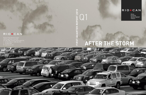 Thumbnail RioCan REIT Quarterly Report 2010-q1