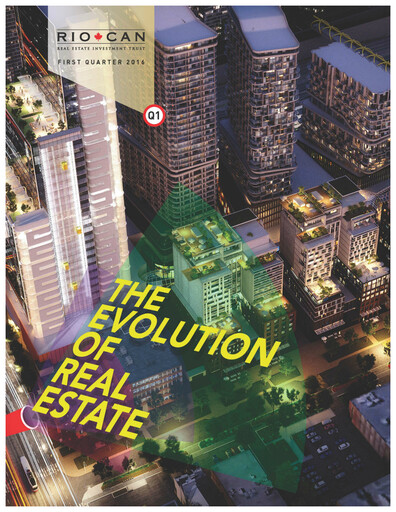 Thumbnail RioCan REIT Quarterly Report 2016-q1
