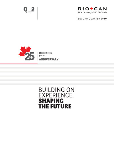 Thumbnail RioCan REIT Quarterly Report 2019-q2