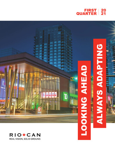 Thumbnail RioCan REIT Quarterly Report 2021-q1