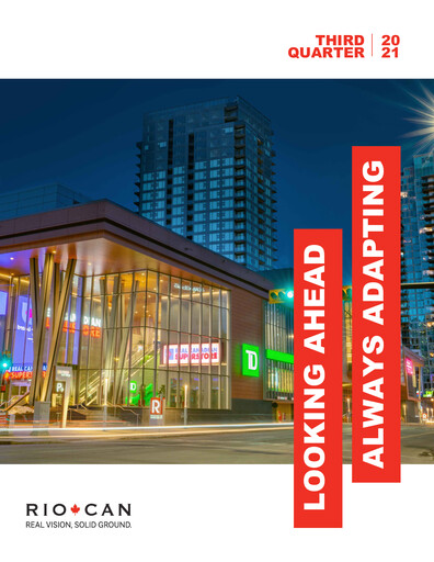 Thumbnail RioCan REIT Quarterly Report 2021-q3