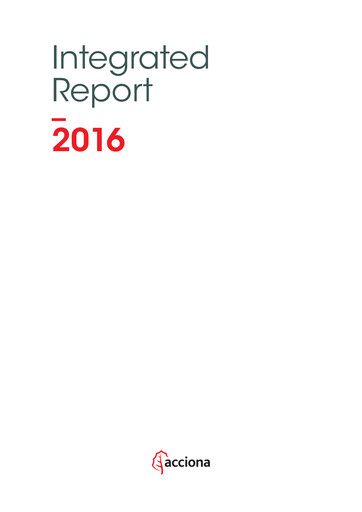 Thumbnail Acciona
 Annual Report 2016