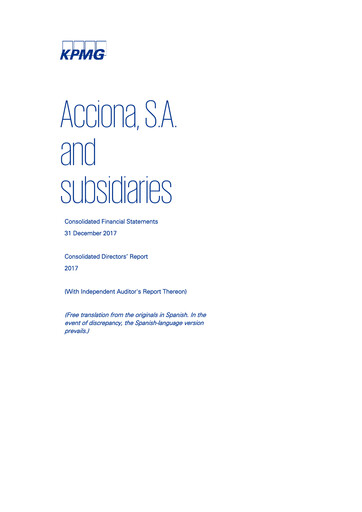 Thumbnail Acciona
 Financial Statement 2017