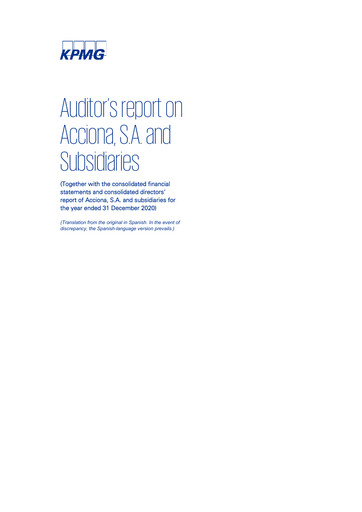 Thumbnail Acciona
 Financial Statement 2020