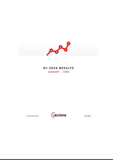 Miniature Acciona
 Rapport semestriel 2024-h1