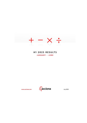 Miniature Acciona
 Rapport semestriel 2025-h1