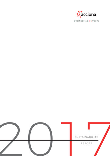 Thumbnail Acciona
 Sustainability Report 2017