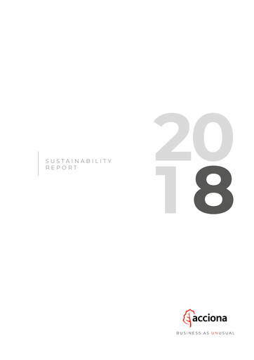 Thumbnail Acciona
 Sustainability Report 2018